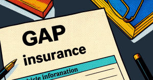 A picture of a letter that says GAP Insurance